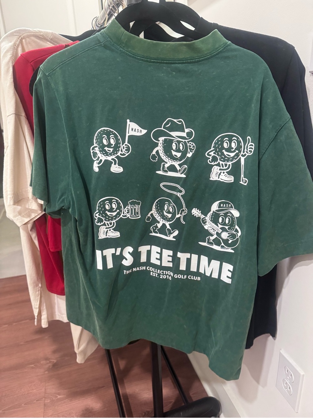 It's Tee Time Green Graphic Tee